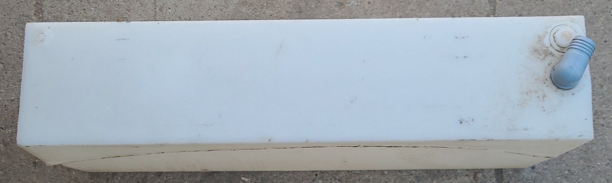 Used Fresh Water Tank 7 3/4" H  x 15 3/4" W x 35” L
