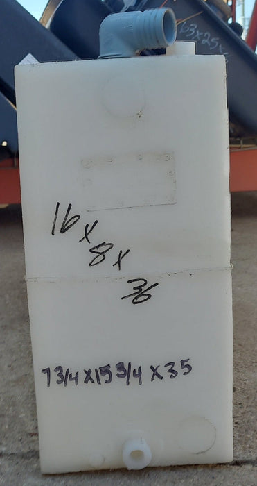 Used Fresh Water Tank 7 3/4" H  x 15 3/4" W x 35” L
