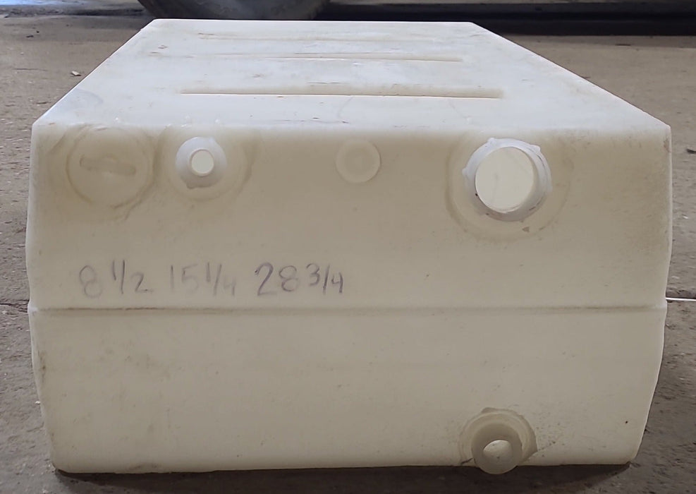Used Fresh Water Tank 8 1/2” x 15 1/4” x 28 3/4”