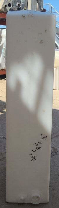 Used Fresh Water Tank 8" H  x 15 1/4" W x 34 1/4” L