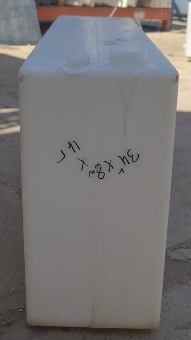 Used Fresh Water Tank 8" H  x 15 1/4" W x 34 1/4” L