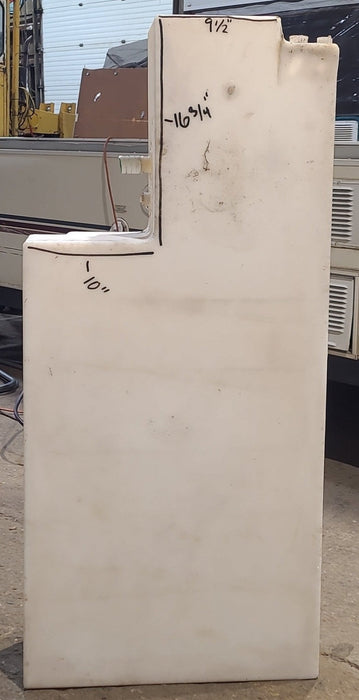 Used Fresh Water Tank 9 1/2" H  x 23 3/4" W x 52 3/4” L