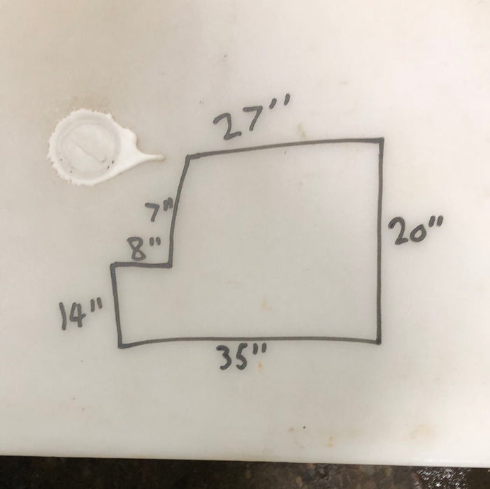 Used Fresh Water Tank 9 1/2” x 20 1/2” x 35”