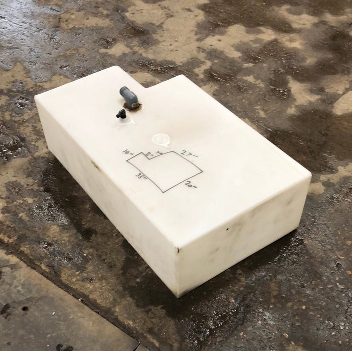 Used Fresh Water Tank 9 1/2” x 20 1/2” x 35”