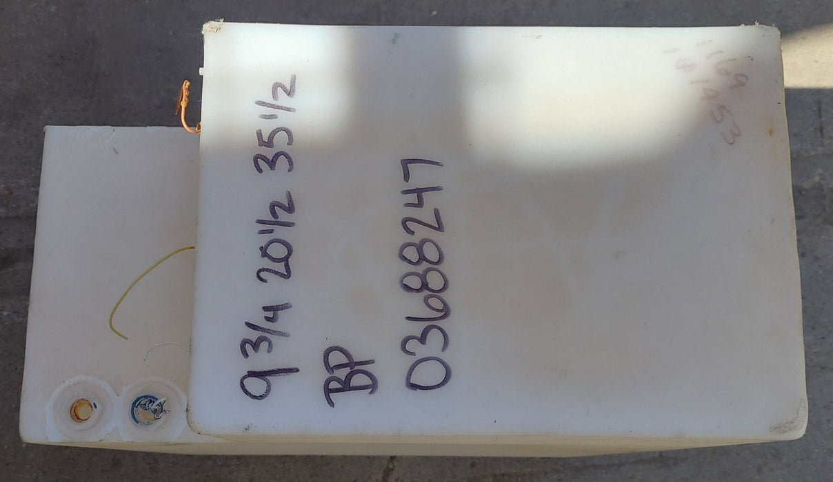 Used Fresh Water Tank 9 3/4" H  x 20 1/2" W x 35 1/2” L