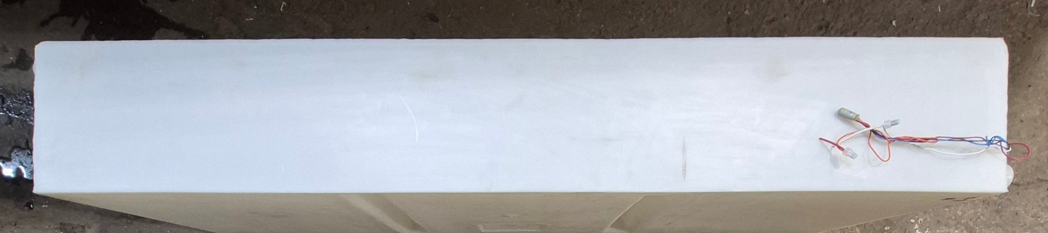 Used Fresh Water Tank 9" H  x 23 3/4" W x 58” L