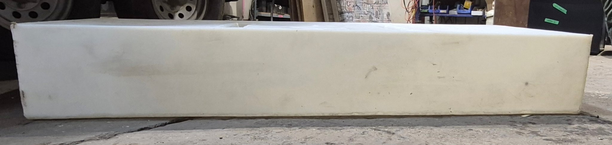 Used Fresh Water Tank 9" H  x 23 3/4" W x 58” L