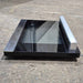 Used Furrion Oven Door , Black Glass Panel W/ Stainless Steel Trim & Handle - 21.375" x 15.75" x 3.875" - Young Farts RV Parts