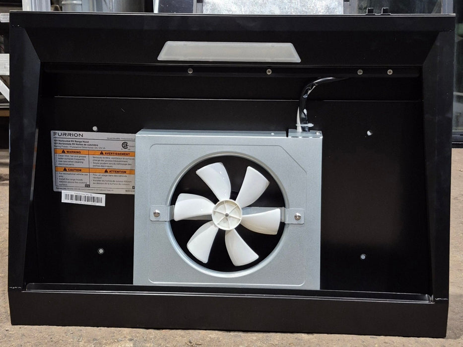 Used Furrion RV Range Hood Fan Non-ducted - FHO23SACRV-BL