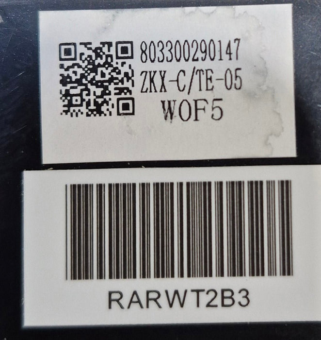 Used GE Digital Air Conditioner Thermostat, Black - RARWT2B3