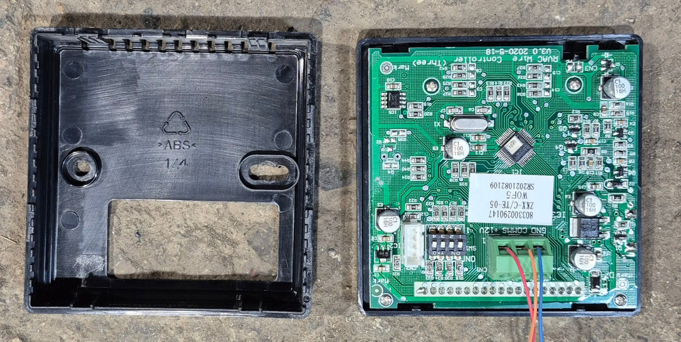 Used GE Digital Air Conditioner Thermostat, Black - RARWT2B3