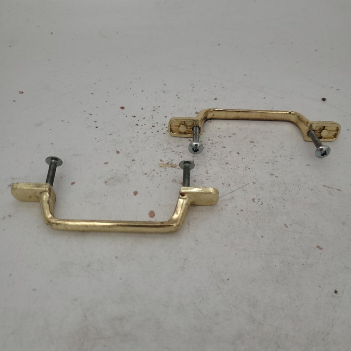 Used Gold Cabinet Handle 3" Hole Spacing- single