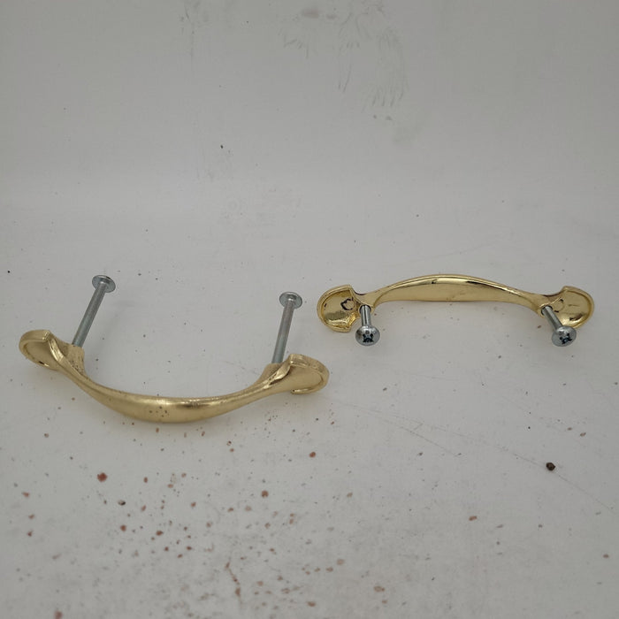 Used Gold Cabinet Handle 3" Hole Spacing