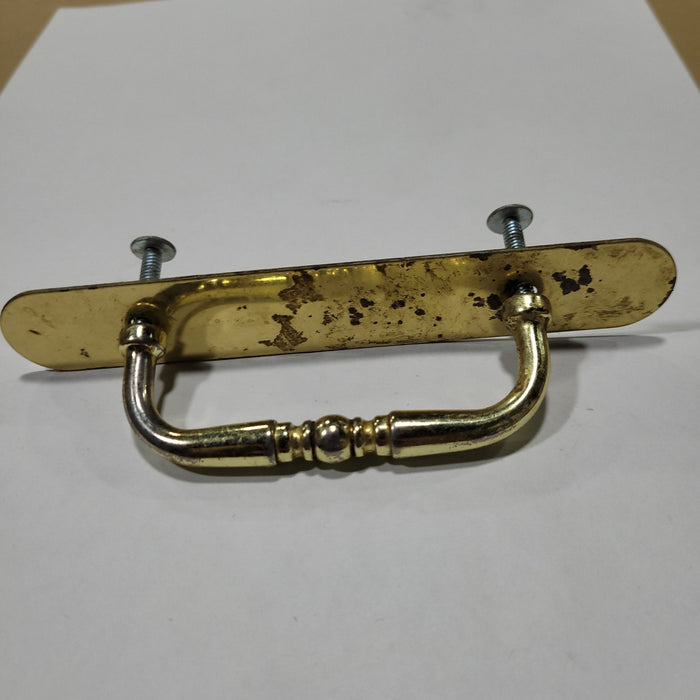 Used Gold Cabinet Handle 3" Hole Spacing