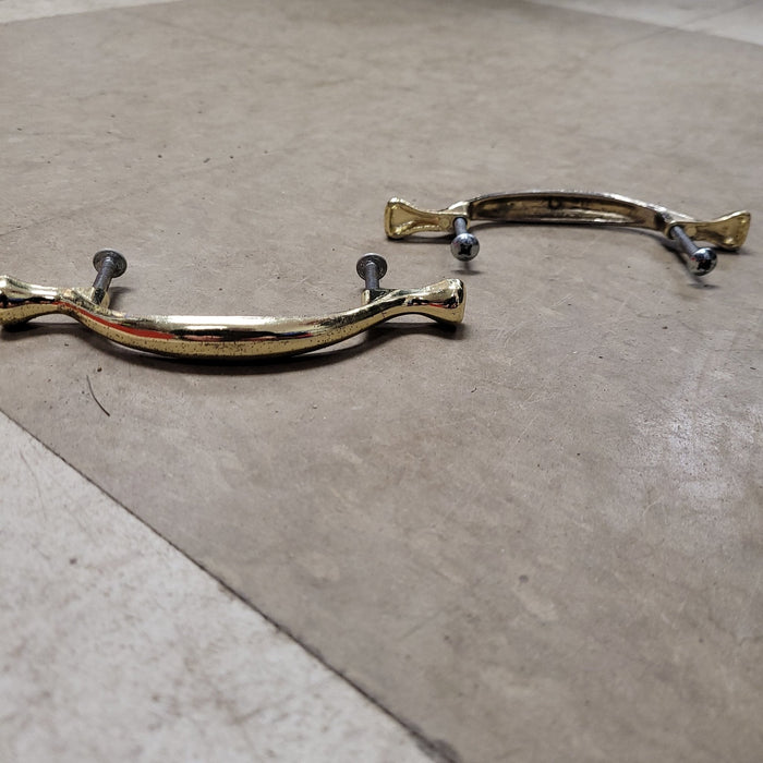 Used Gold Cabinet Handle 3" Hole Spacing