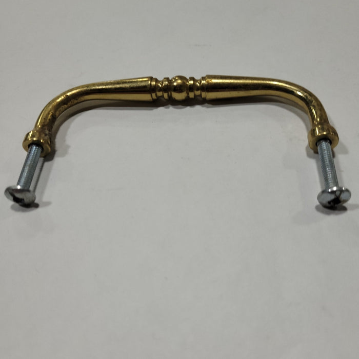 Used Gold Cabinet Handle 4" Hole Spacing