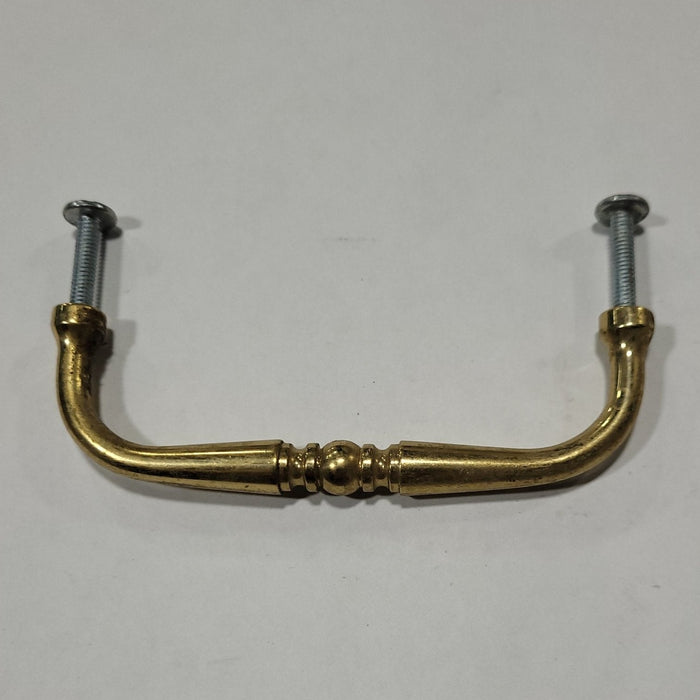 Used Gold Cabinet Handle 4" Hole Spacing