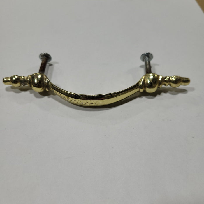 Used Gold Cabinet Handle With 3" Hole Spacing