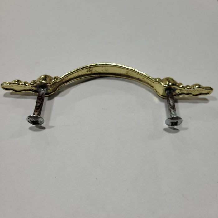 Used Gold Cabinet Handle With 3" Hole Spacing