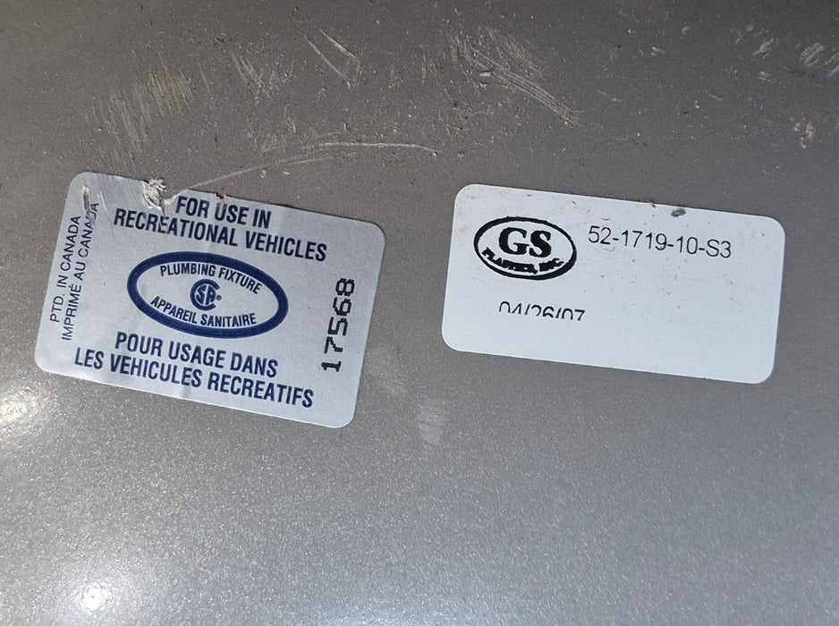 Used Bathroom Sink, Grey - 19 1/4" x 16 1/4"
