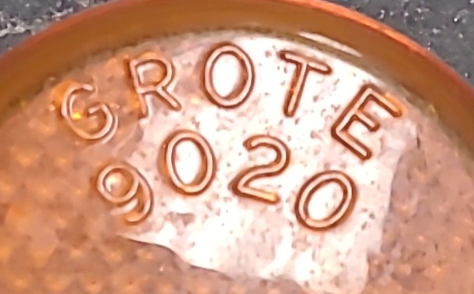 Used Grote 9020 SAE-A-P2-76 DOT Replacement Lens for Marker Light - Amber