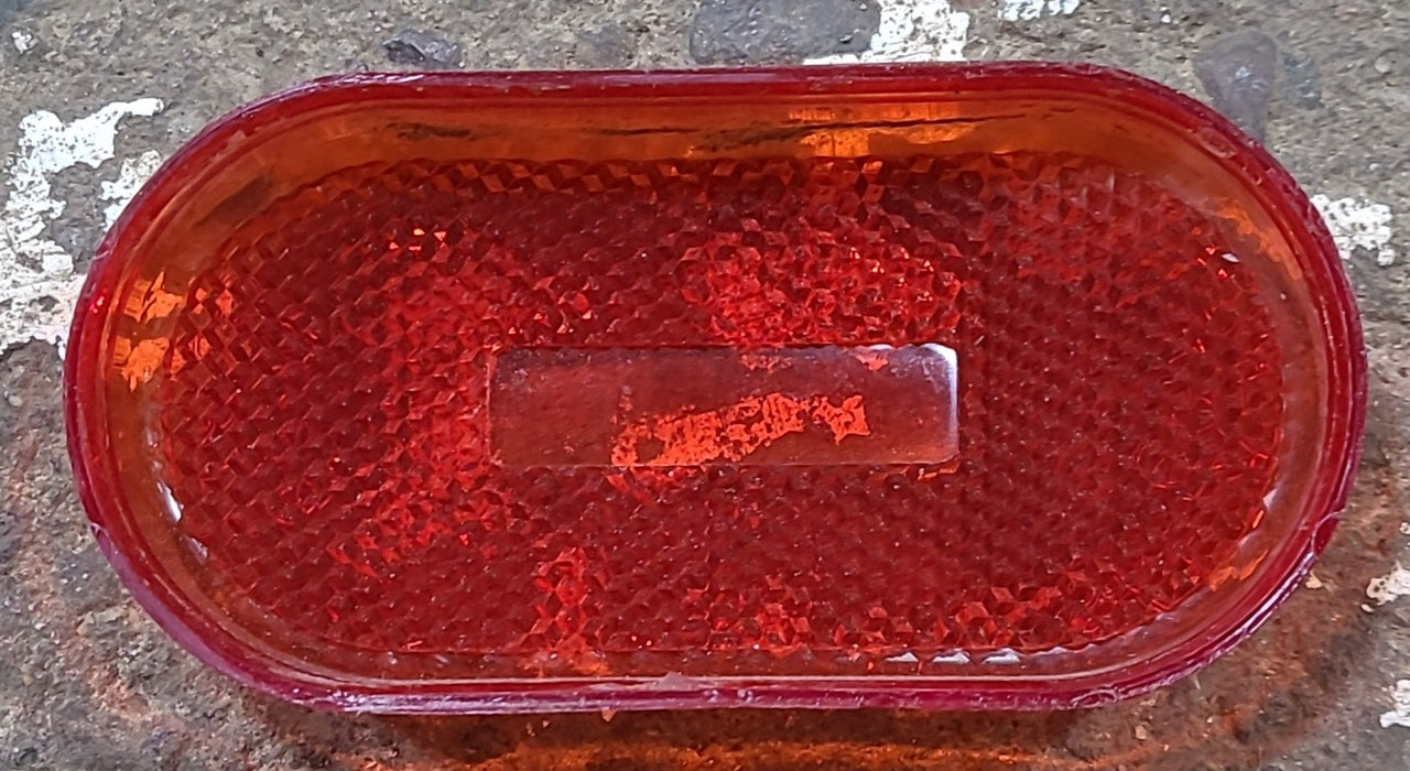 Used Grote 9020 SAE-A-P2-76 DOT Replacement Lens for Marker Light - Red