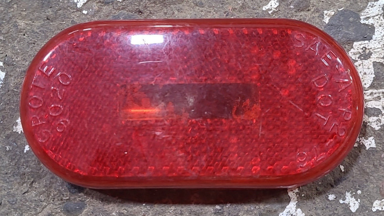 Used Grote 9020 SAE-A-P2-76 DOT Replacement Lens for Marker Light - Red