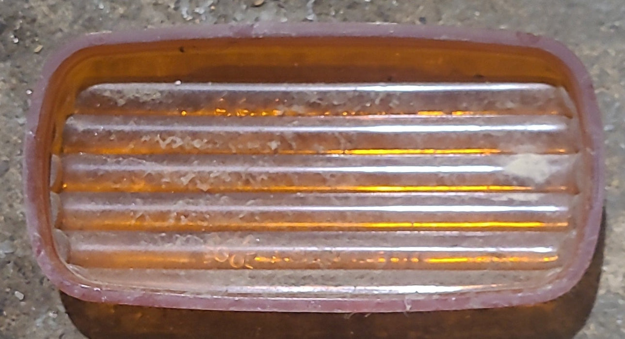 Used GROTE 9199 DOT P2 PC Replacement Lens for Marker Light - Amber