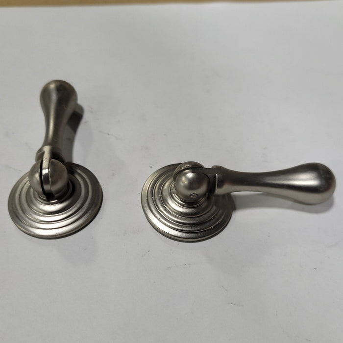 Used Hinged Pewter Cabinet Pull