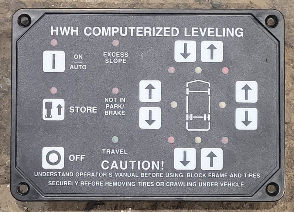 Used HWH Touch Panel Relay System- Hydraulic Leveling Only - RAP1002