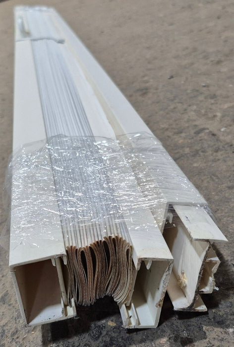 Used Interior Fabric Folding Door 53" W x 57" H x 1 3/4" D