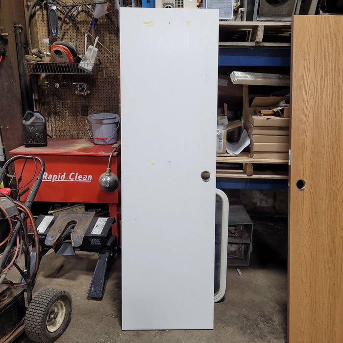 Used Interior Wooden Door 22" W X 74 1/2" H X 1 3/4" D