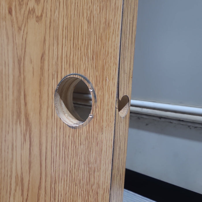 Used Interior Wooden Door 25 3/8" W x 78" H x 1 1/4" D
