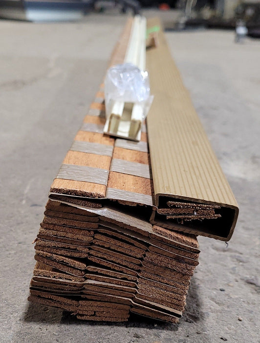 Used Interior Wooden Folding Door 42" W X 48" H X 3/4" D - Young Farts RV Parts