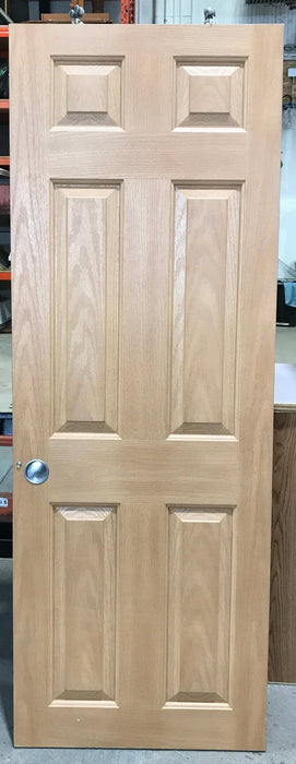 Used Interior Wooden Pocket Door 26" W X 72" H X 1 1/4" D