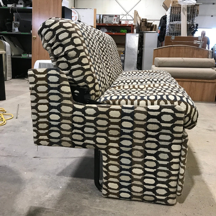 Used Jackknife RV Sofa, With Base - 65” x 38”