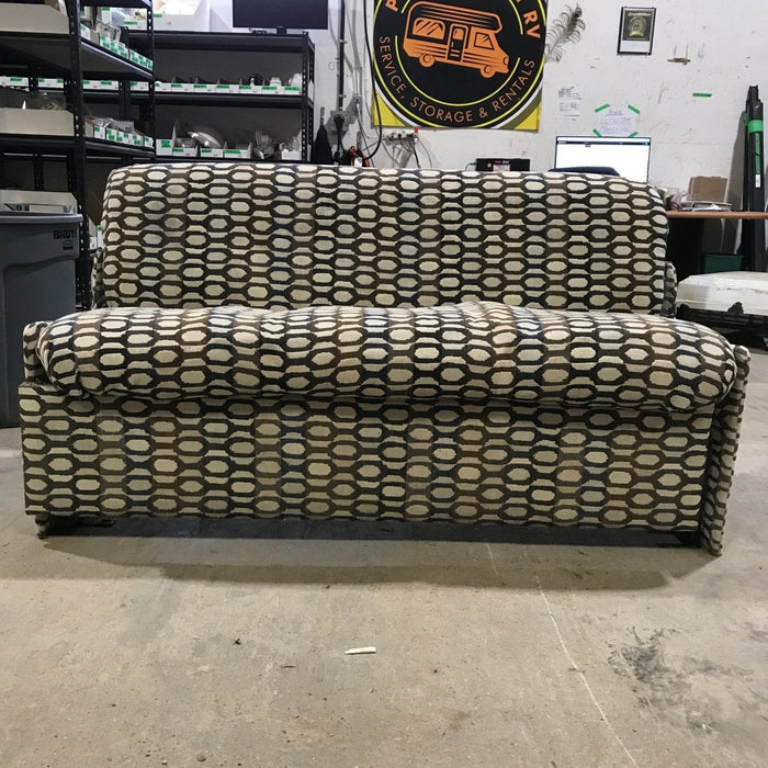 Used Jackknife RV Sofa, With Base - 65” x 38”