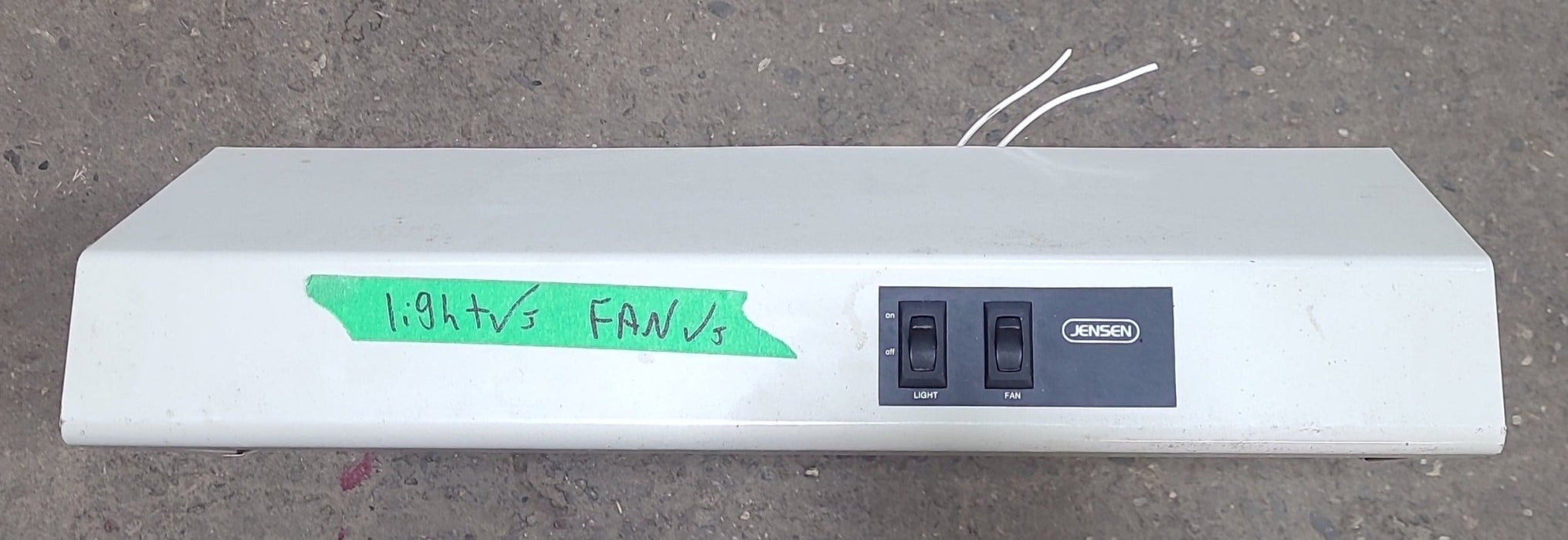 Used Jensen RV Range Hood Fan