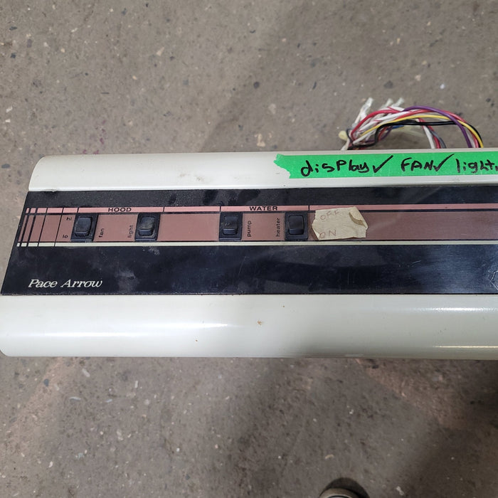 Used Jensen RV Range Hood Fan With Tank Monitor - C21P1