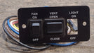 Used JRV Vent Wall Controller - A8948BL - Young Farts RV Parts
