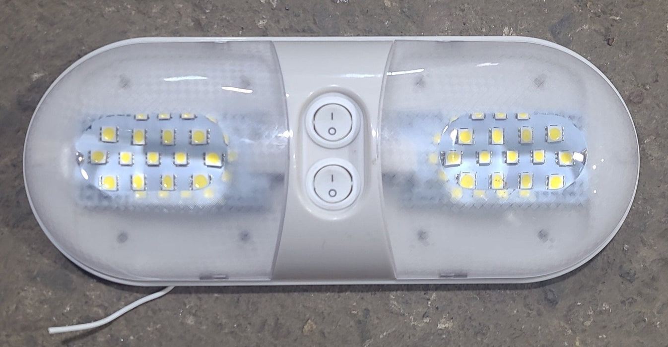 Used Light Fixture *DOUBLE* Off- White