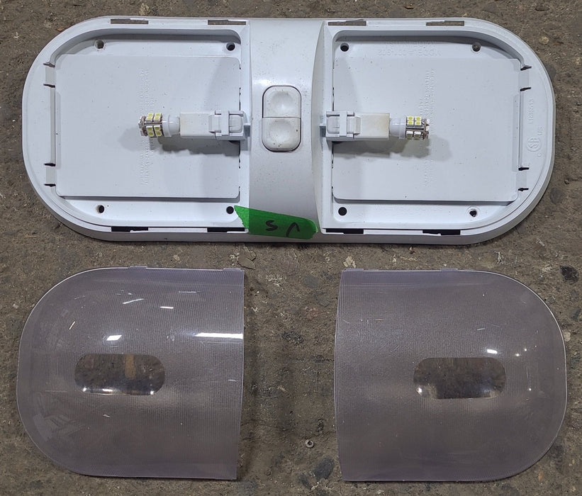 Used Light Fixture *DOUBLE* Off- White