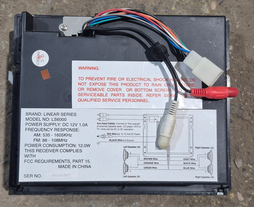 Used Linear Series RV Radio LS7600 - Young Farts RV Parts