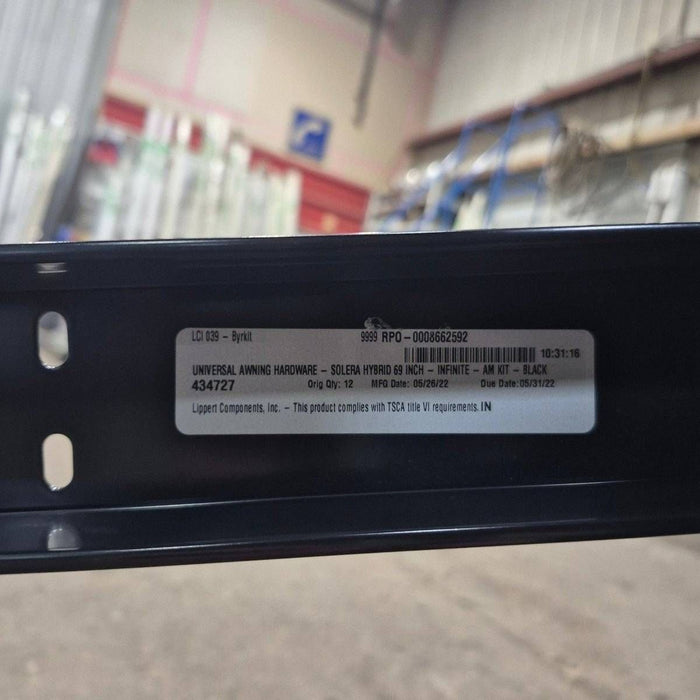 Used Lippert Awning Arm, Drive (Front), Black, 69" -  Solera Universal Hybrid , 434727