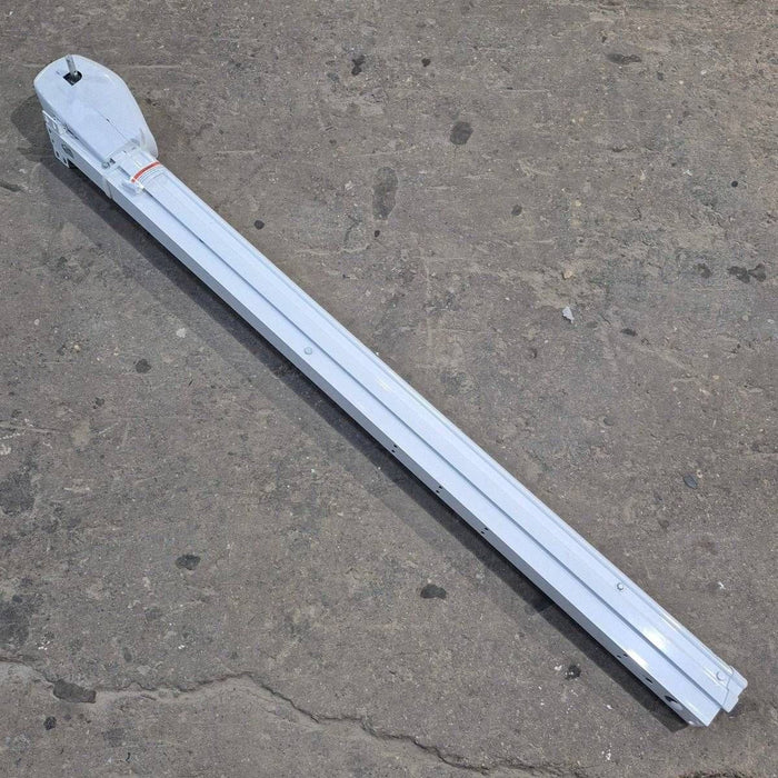 Used Lippert Awning Arm, Drive (Front), White, 59 1/2" - Solera Regal , 672049 (Drive Head) , 688366 (Arm Assembly)