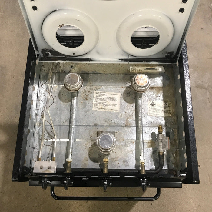 Used Magic Chef 3 Burner RV Range / Cooktop 22TW-3B-49