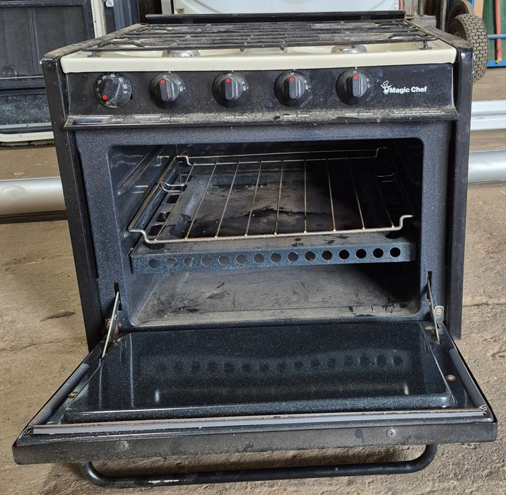 Used Magic Chef 4 Burner RV Range / Cooktop - BT16RA-4