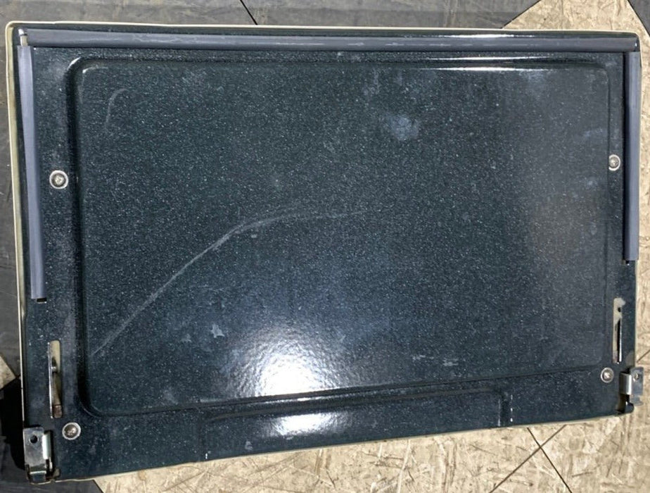 Used Magic Chef Oven Door 2401F12674 (WHITE FACEPLATE) - Young Farts RV Parts