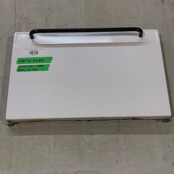 Used Magic Chef Oven Door 2401F12770 - 12001180 WHITE