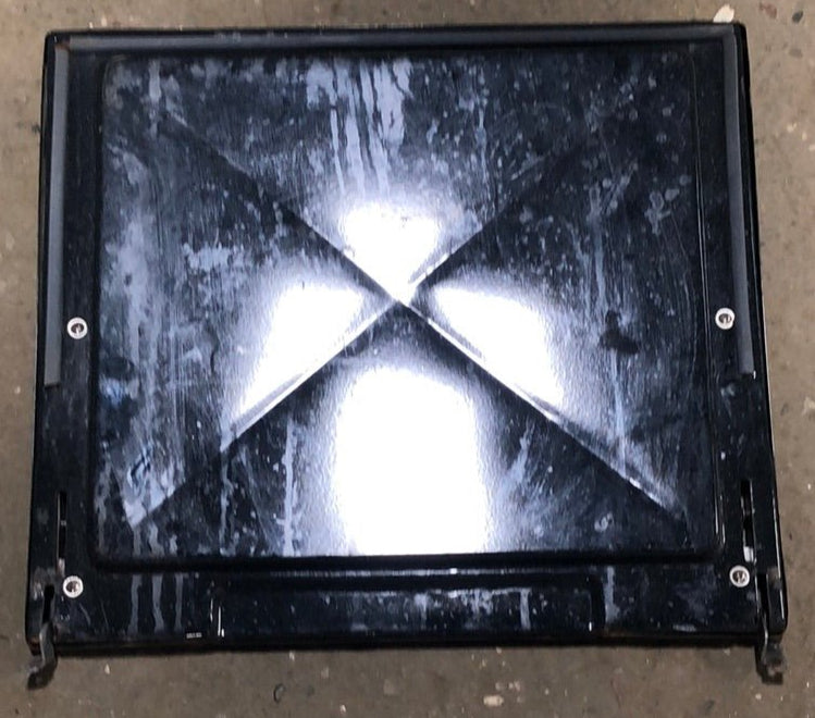 Used Magic Chef Oven Door, Black - 19 1/2" x 17"